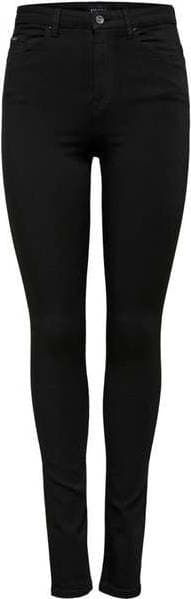 Only Onlforever Life Hw Skinny Fit Jeans - Black/Black Denim