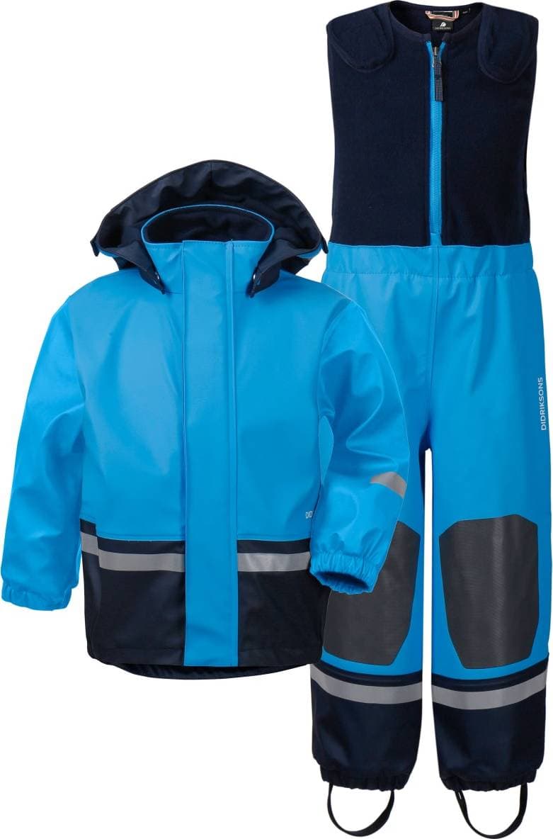 Didriksons Boardman Kid's Rain Set - Sharp Blue (503968-332)