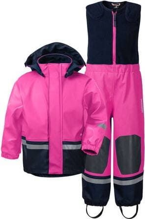 Didriksons Boardman Kid's Rain Set - Plastic Pink (503968-322)