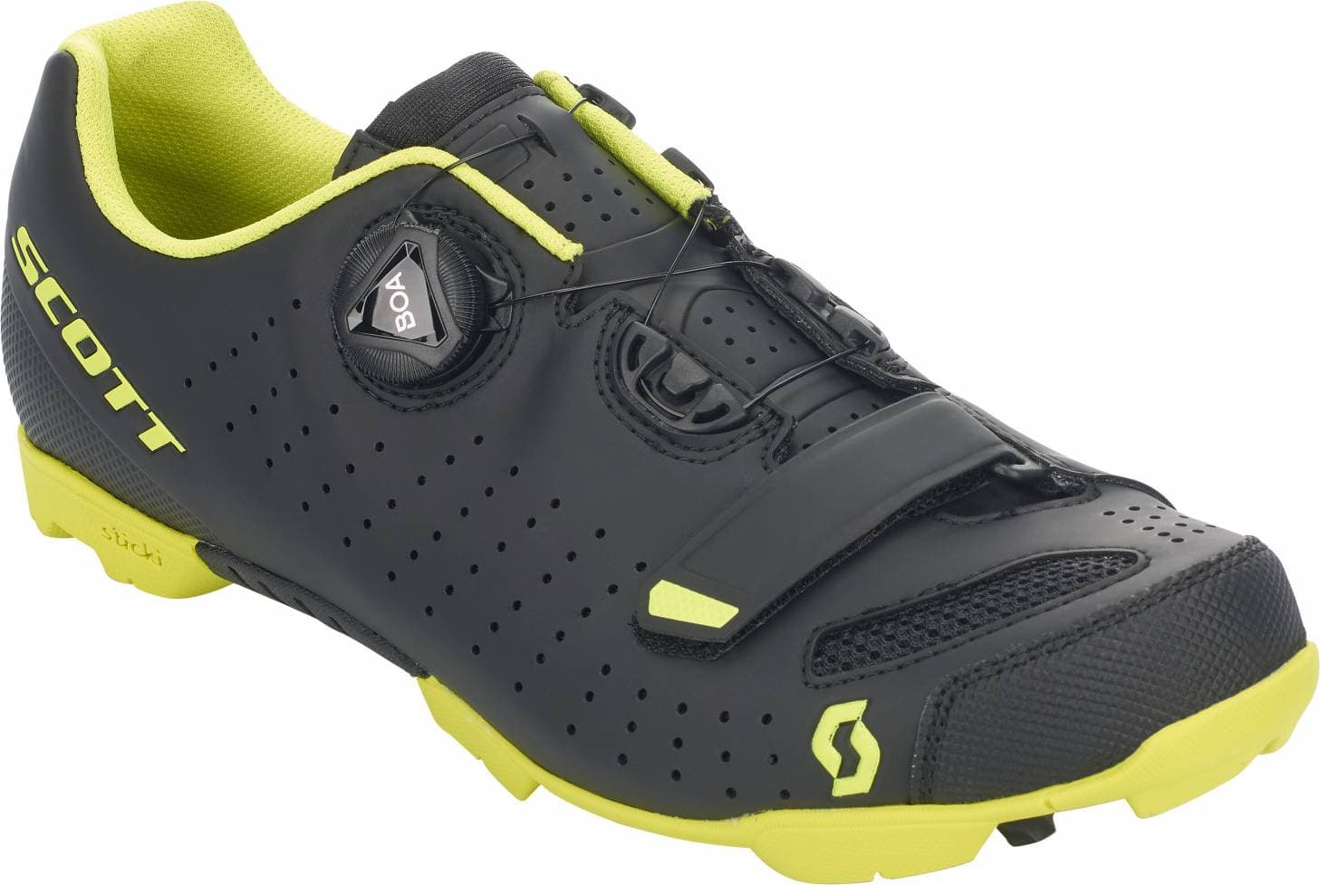 Scott MTB Comp BOA - Matt Black/Sulphur Yellow