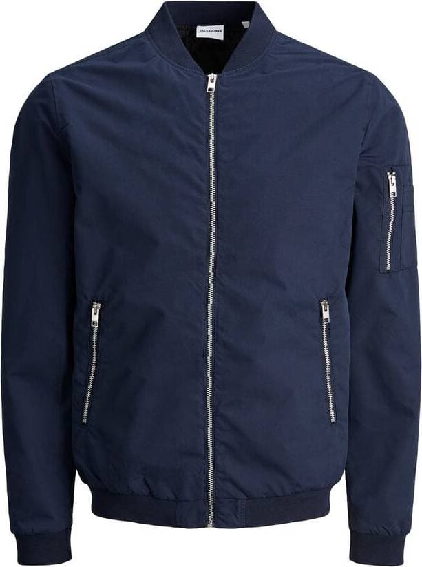 Jack & Jones Bomber Jacket - Blue/Navy Blazer