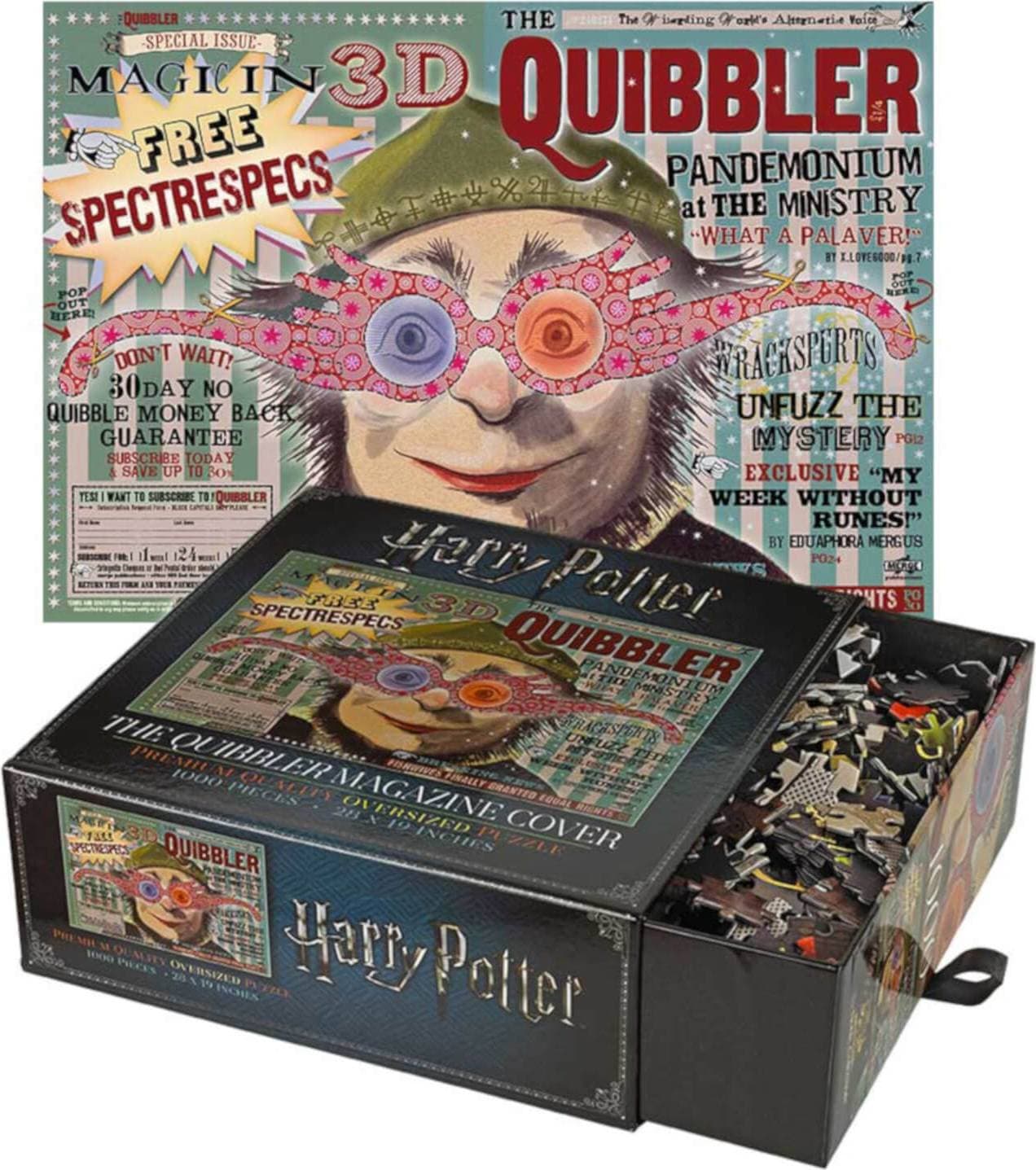 The Noble Collection Harry Potter the Quibbler Magazine 1000 Bitar