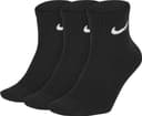 Nike Everyday Lightweight Training Ankle Socks 3-pack - Black/White