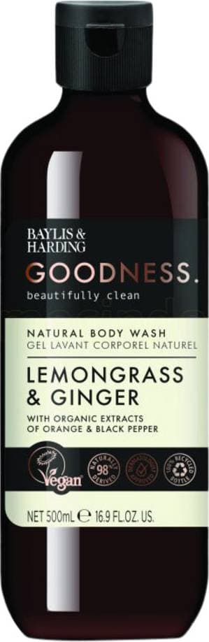 Baylis & Harding Goodness Body Wash Lemongrass & Ginger 500ml
