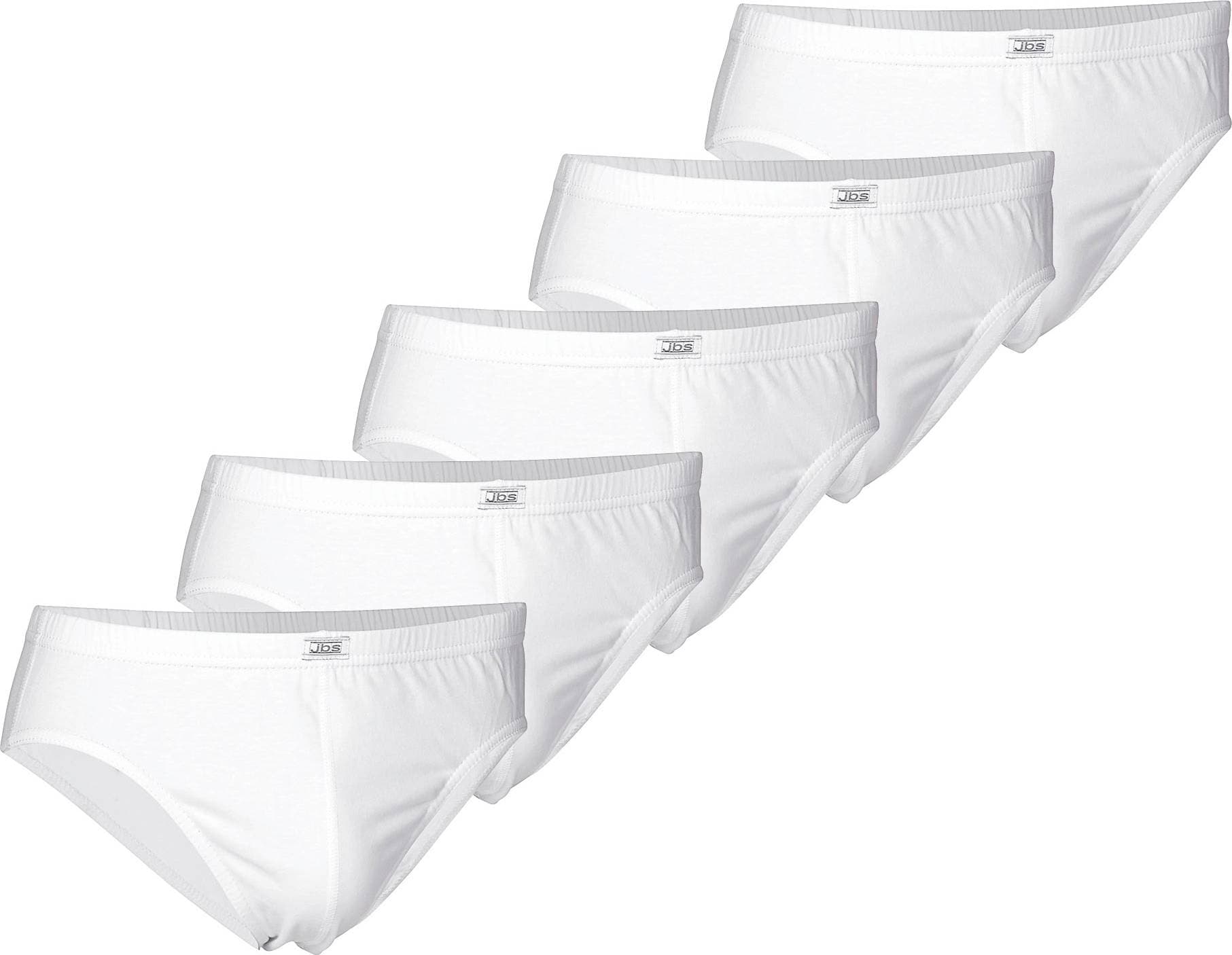JBS Mini Slip Briefs 5-pack - White