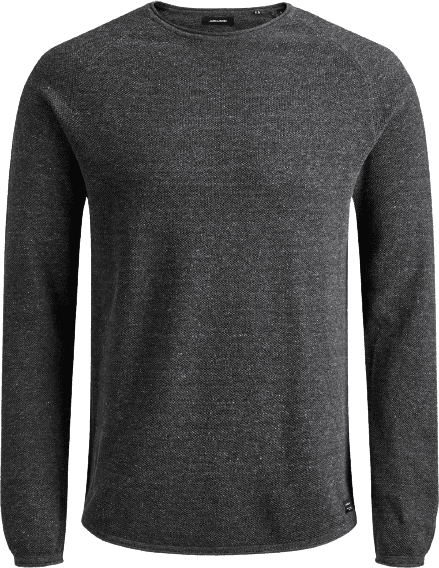 Jack & Jones Hill Sweater - Dark Grey Melange