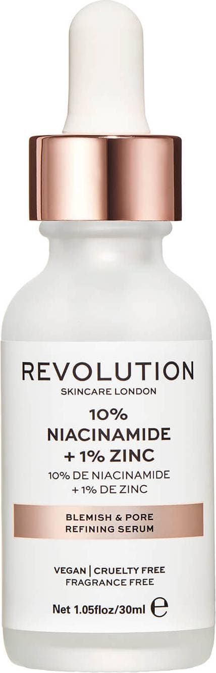 Revolution Beauty Blemish & Pore Refining Serum - 10% Niacinamide + 1% Zinc 30ml