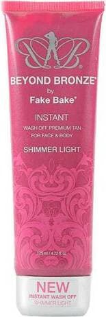 Fake Bake Beyond Bronze Instant Wash Off Premium Tan Shimmer Light 125ml