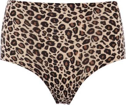 Chantelle Soft Stretch Brief - Leopard Nude