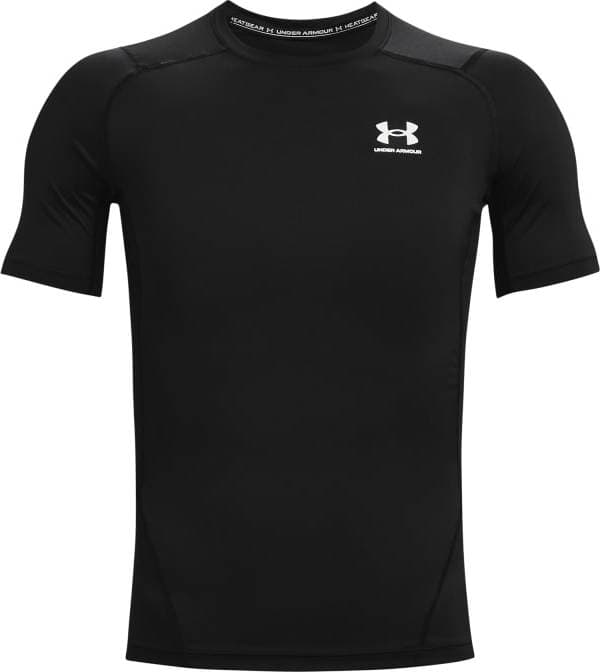 Under Armour Men's HeatGear Short Sleeve T-shirt - Black/White
