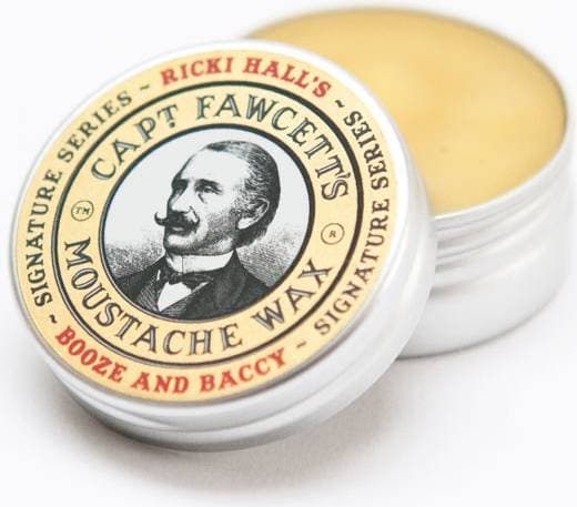 Captain Fawcett Ricki Hall Booze & Baccy Moustache Wax 15ml