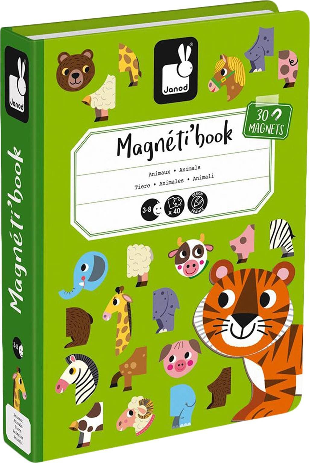 Janod Animals Magneti Book