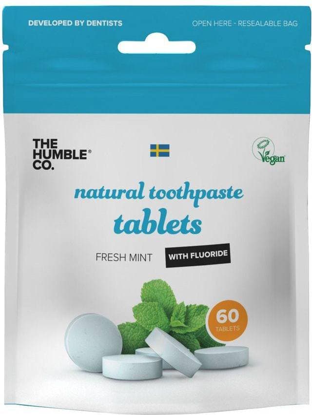 The Humble Co. Toothpaste Tablets with Fluoride Fresh Mint 60-pack