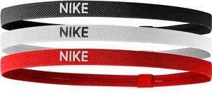 Nike Elastic Hair Bands 3-pack Unisex - Black/White/University Red