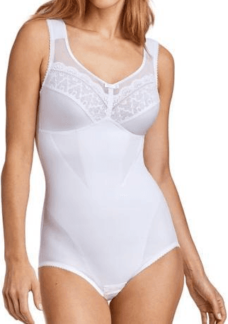 Miss Mary Happy Hearts Shaping Body - White