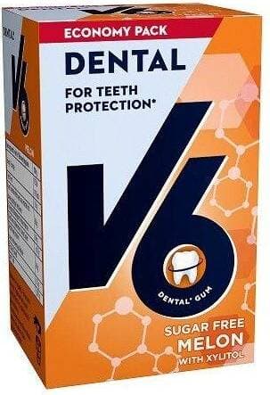 V6 Dental Care Melon 50st