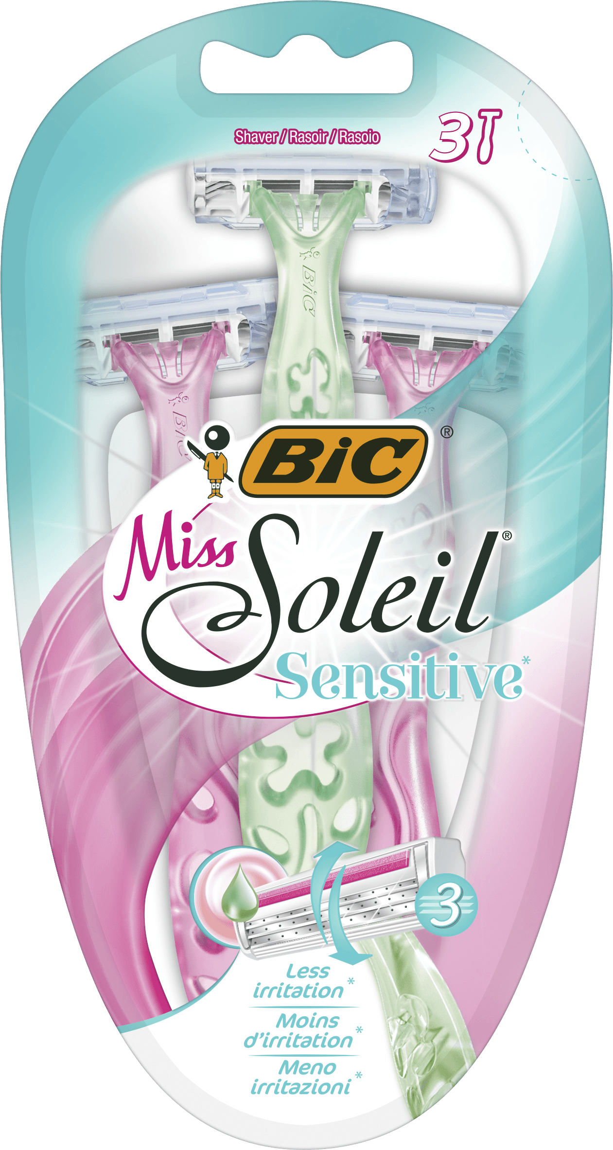Bic Miss Soleil Sensitive 3-pack