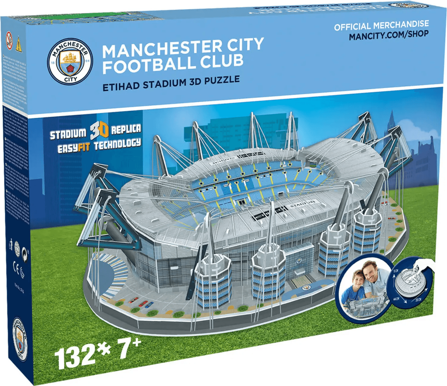 University Games Manchester City Etihad Stadium 132 Pieces