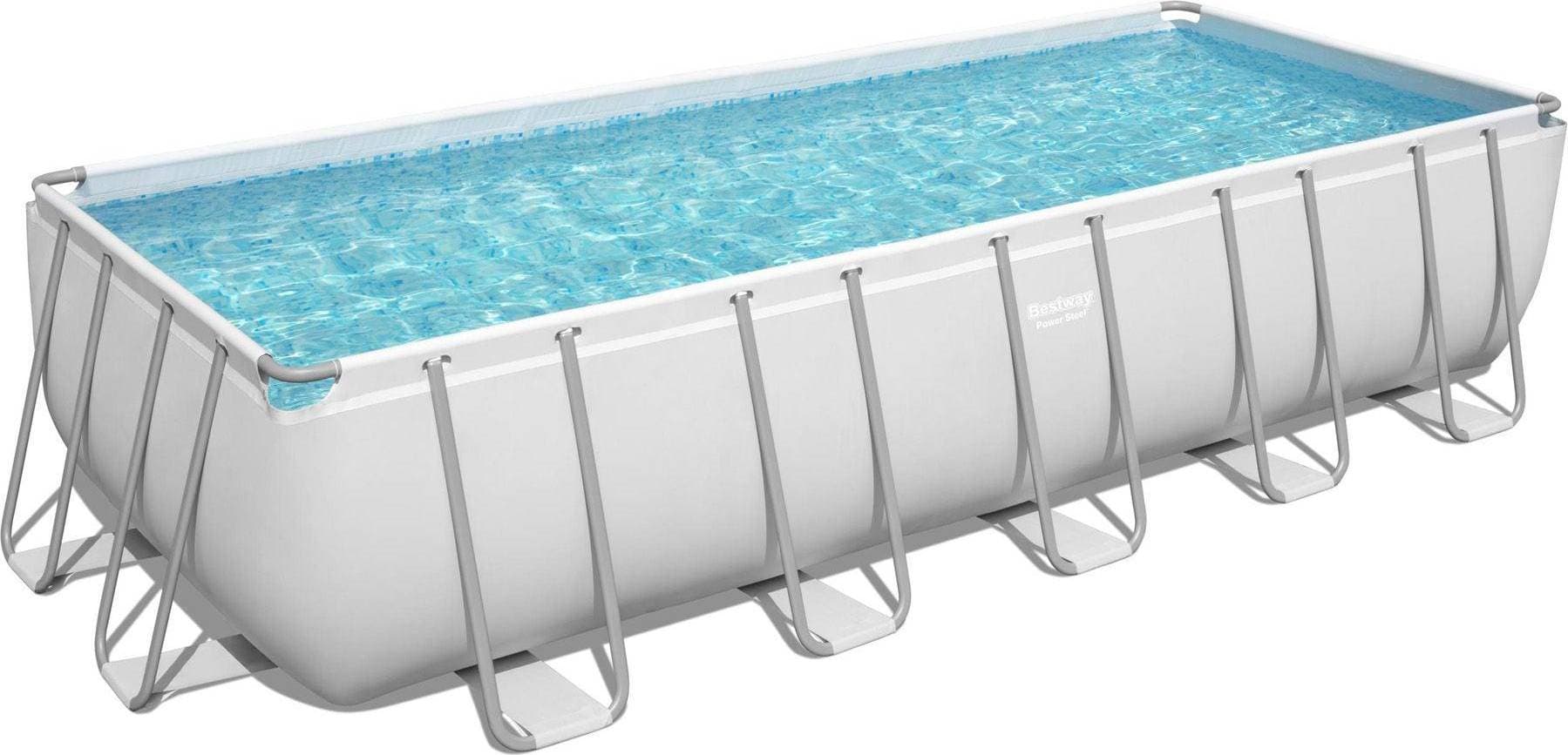 Bestway Power Steel Frame Pool Set with Sand Filter System 6.4x2.74x1.32m
