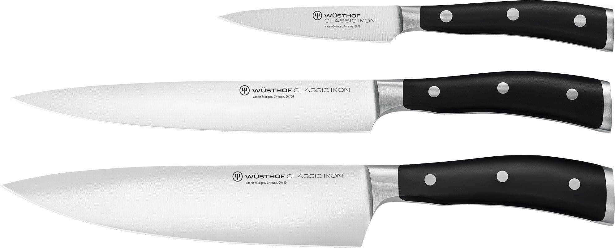 Wüsthof Classic Ikon 1120360301 Förskärare, Skalkniv, Kockkniv
