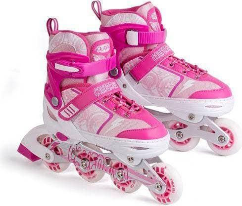 California Adjustable Inline - Pink/White
