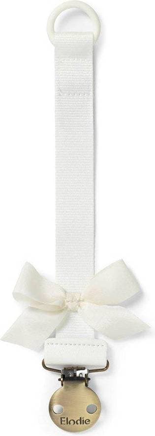 Elodie Details Pacifier Clip Wood Vanilla White