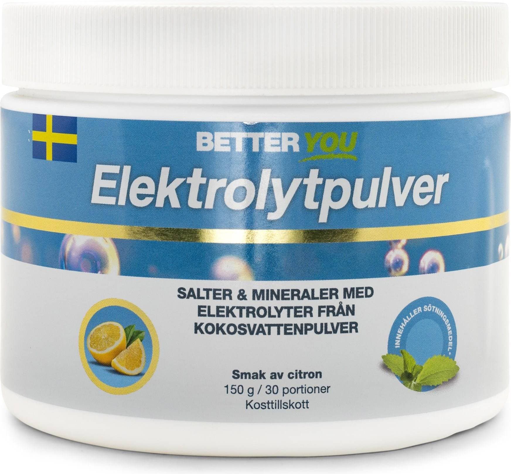 Better You Elektrolytpulver Lemon 150g 30 st