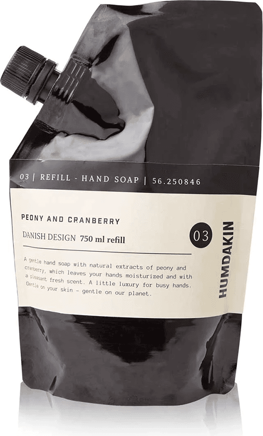 Humdakin 03 Hand Soap Peony & Cranberries Refill 750ml