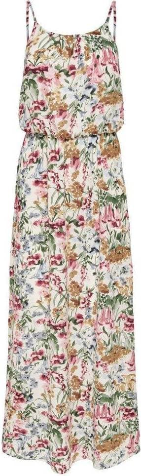Only Sleeveless Maxi Dress - Cloud Dancer/Aop Blurry Flower