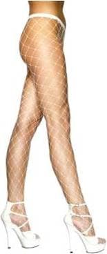 Smiffys Diamond Net Tights White
