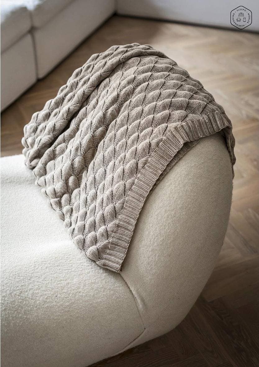 Classic Collection Gems Filt Taupe (170x130cm)