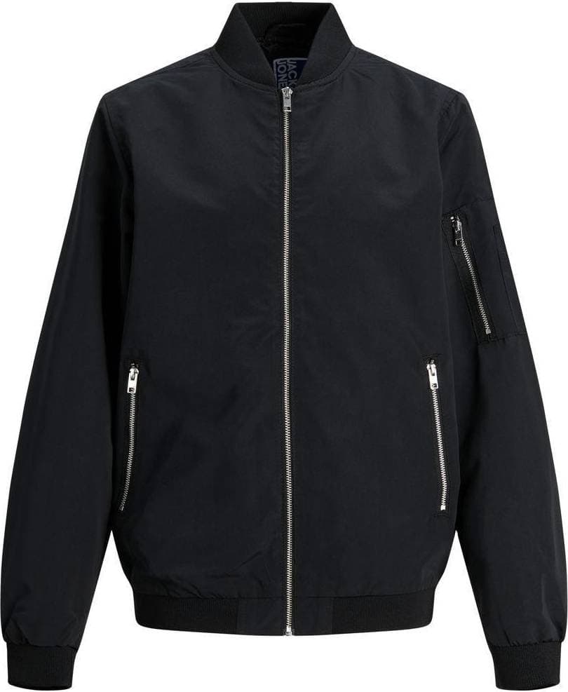 Jack & Jones Junior Boy's Bomber Jacket - Black