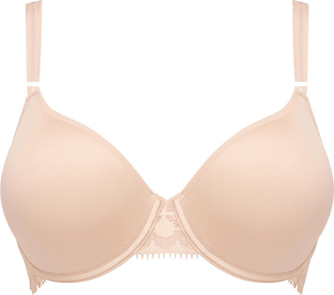 Chantelle Day to Night Smooth Custom Fit Bra - Nude Blush
