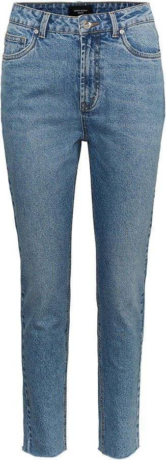 Vero Moda Brenda High Waist Straight Jeans - Light Blue Denim