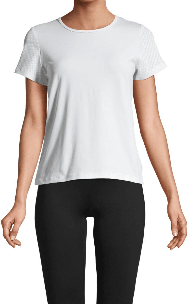 Casall Essential Mesh Detail T-shirt - White
