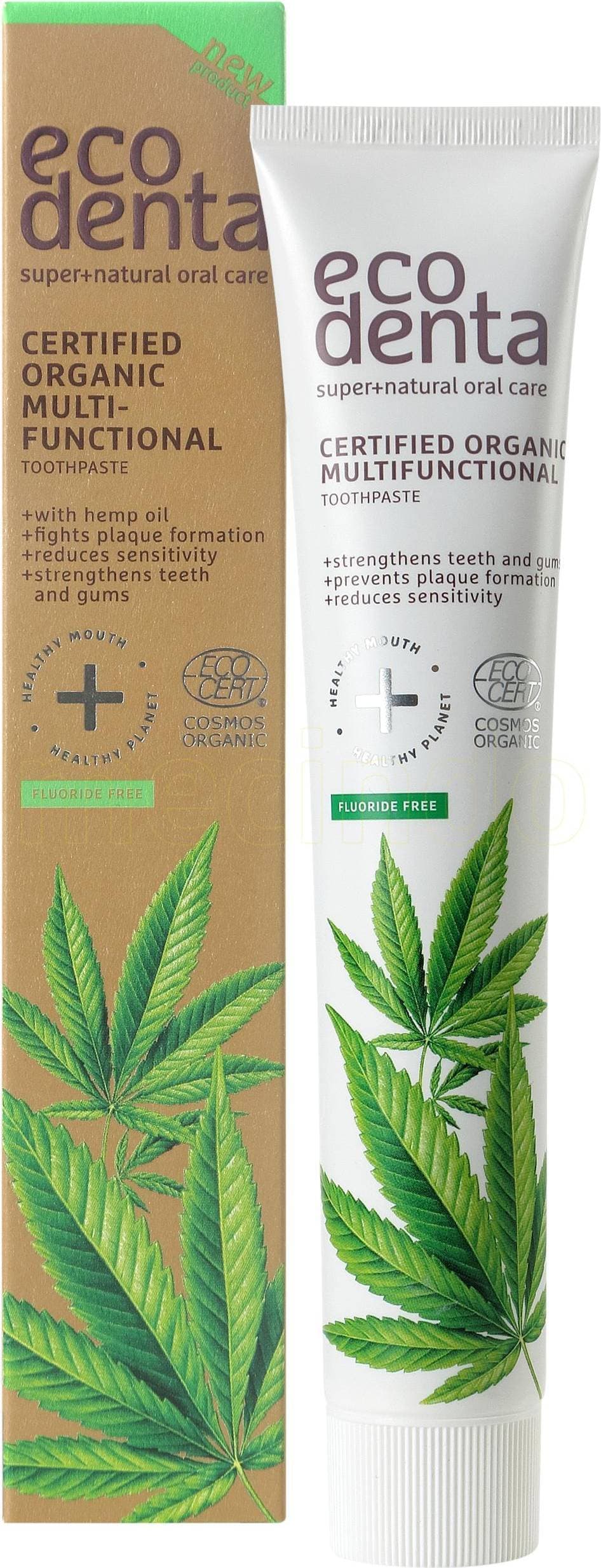 Ecodenta Multifunctional Toothpaste with Hemp Seed Oil 75ml