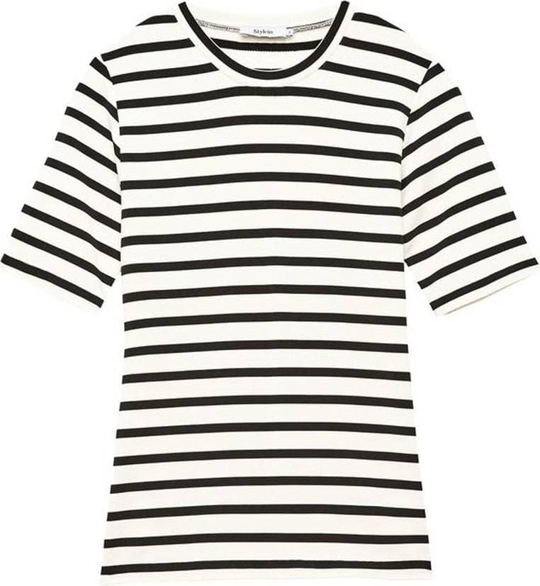 Stylein Chambers T-shirt - White with Stripes