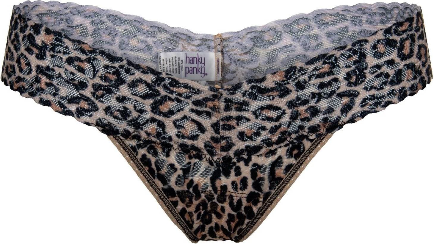 Hanky Panky Low Rise Thong - Leopard