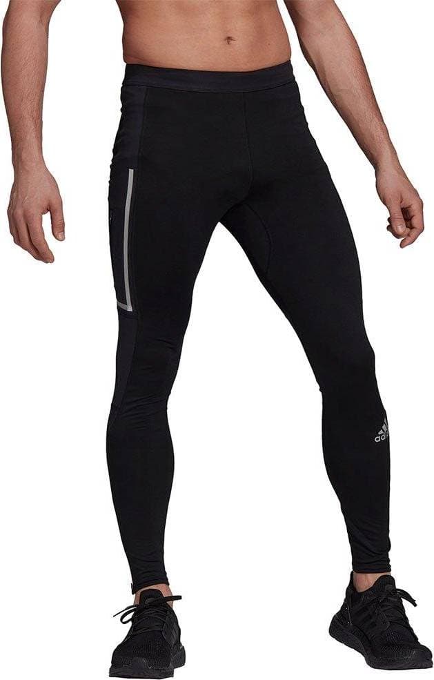 adidas Saturday Warm Running Leggings Men - Black