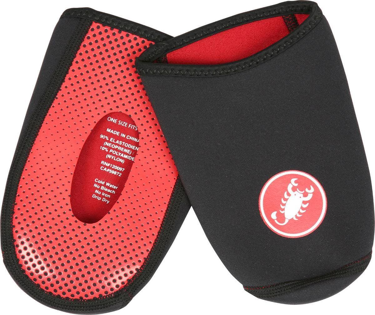 Castelli Toe Thingy 2 Tåöverdrag Svart Rød Sort