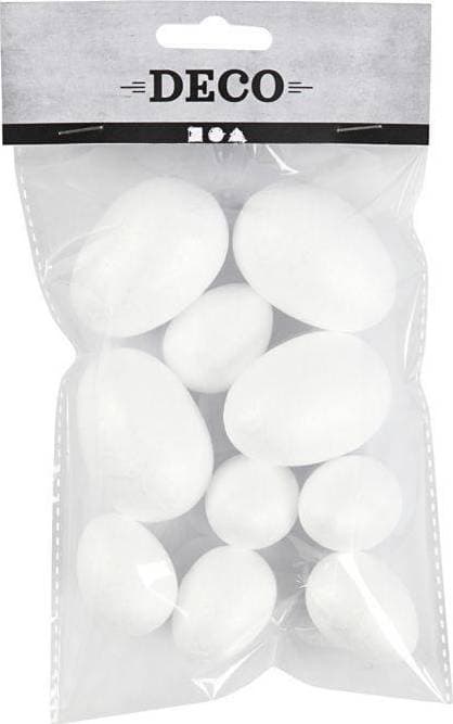 Creativ Company Polystyrene Eggs 10pcs