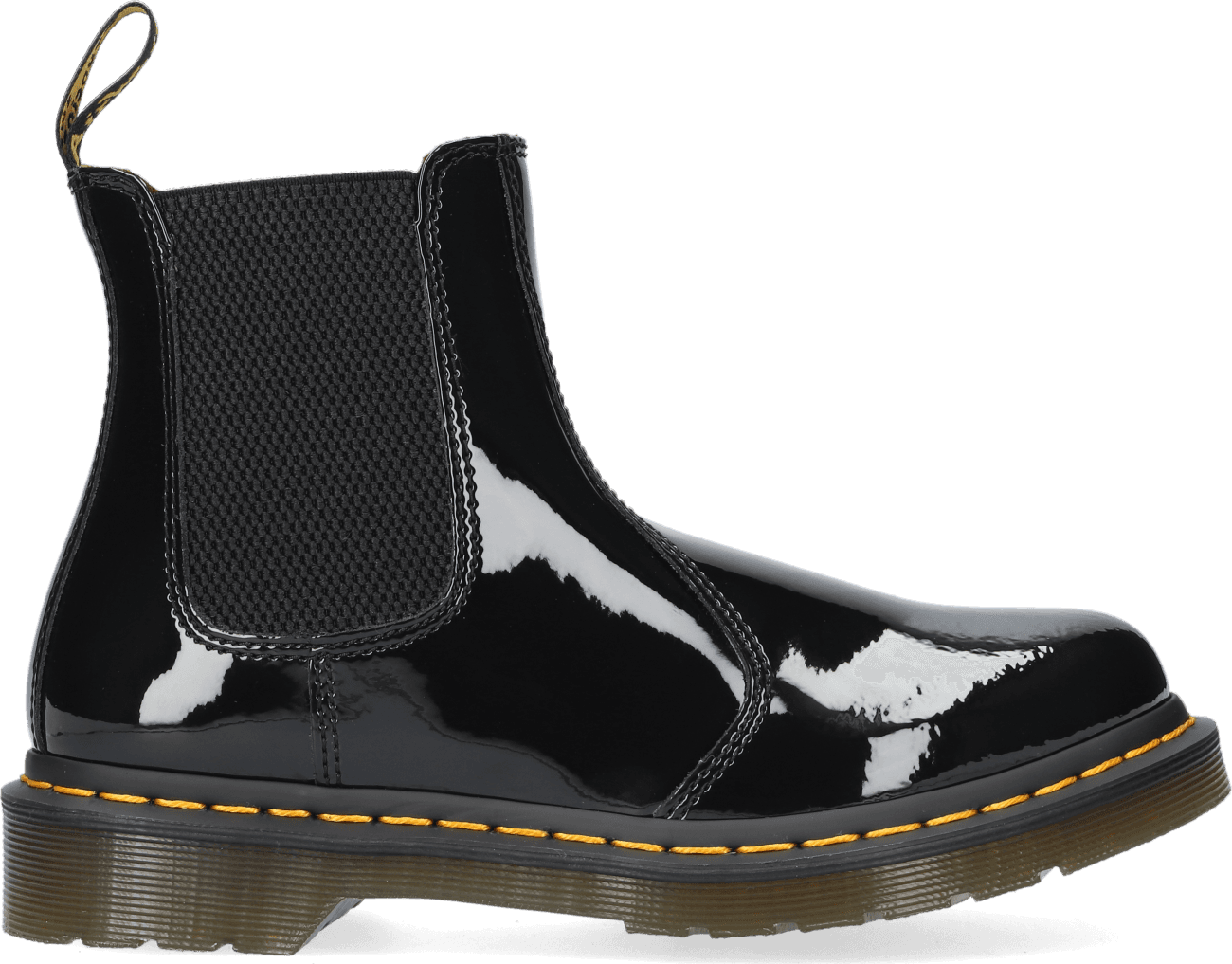 Dr. Martens 2976 Women's Patent Leather Chelsea Boots - Black