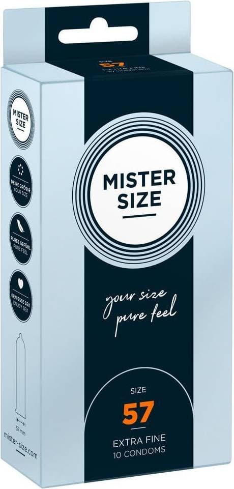 Mister Size Pure Feel 57mm 10-pack