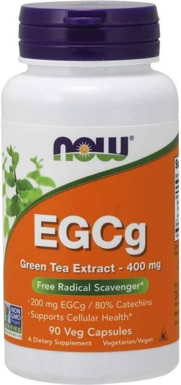 Now Foods EGCg Grönt te-extrakt 400 mg 90 st