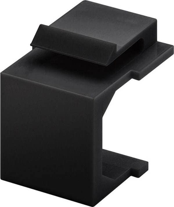 Pro Täckbricka för Keystone-panel, 4-pack, svart