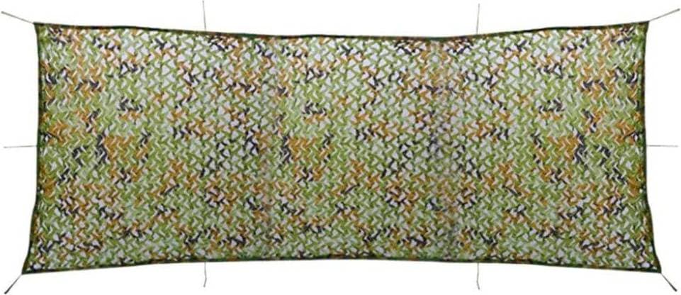 vidaXL Kamouflagenät med förvaringsväska 1,5x5 grön