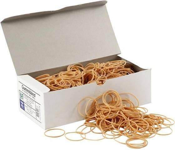 Creotime Gummiband, Dia. 5-8 cm, tjocklek 1 mm, 500 g/ 1 förp