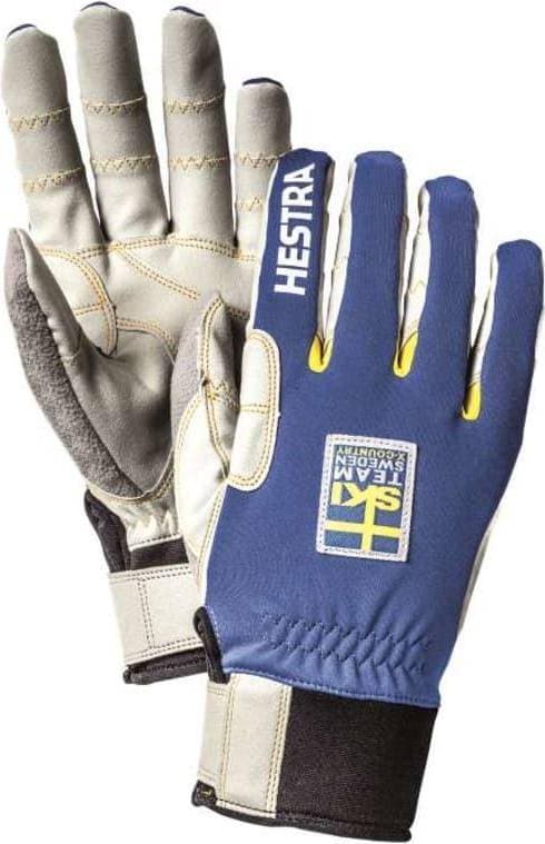 Hestra Ergo Grip Windstopper Race 5 Finger Gloves - Royal Blue