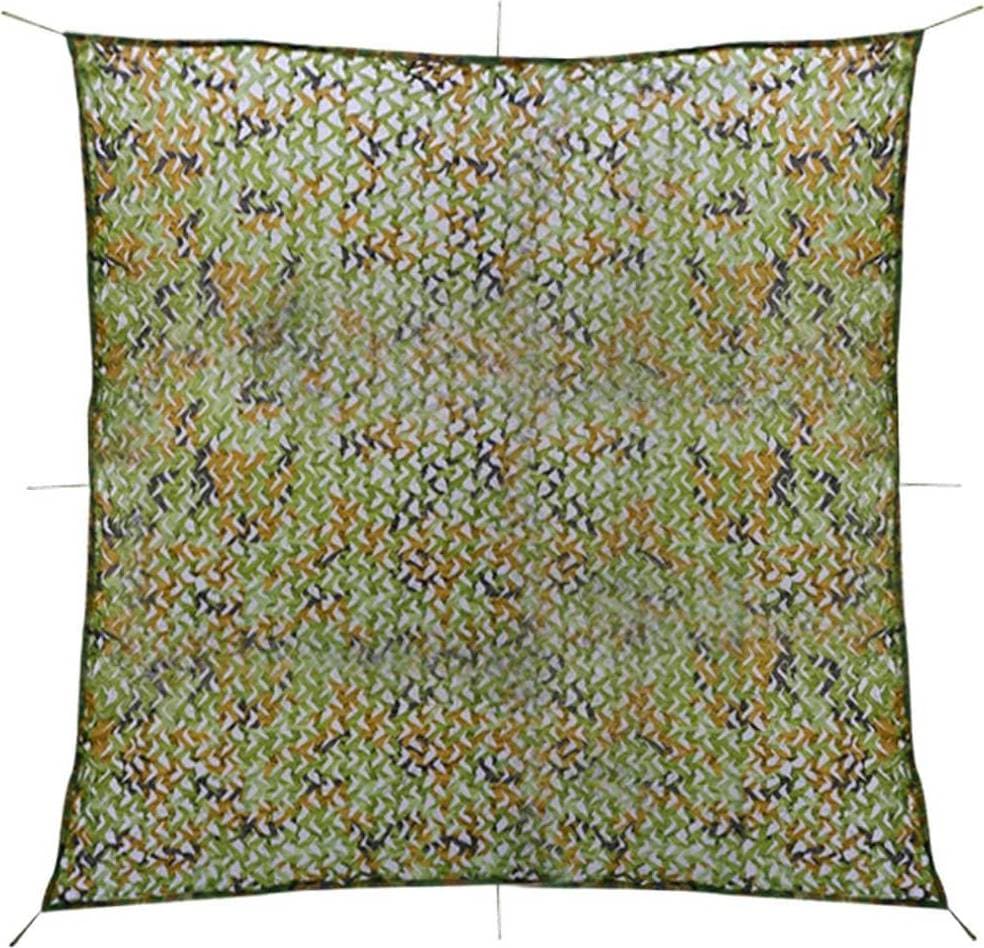 vidaXL Kamouflagenät med förvaringsväska 5x5 grön