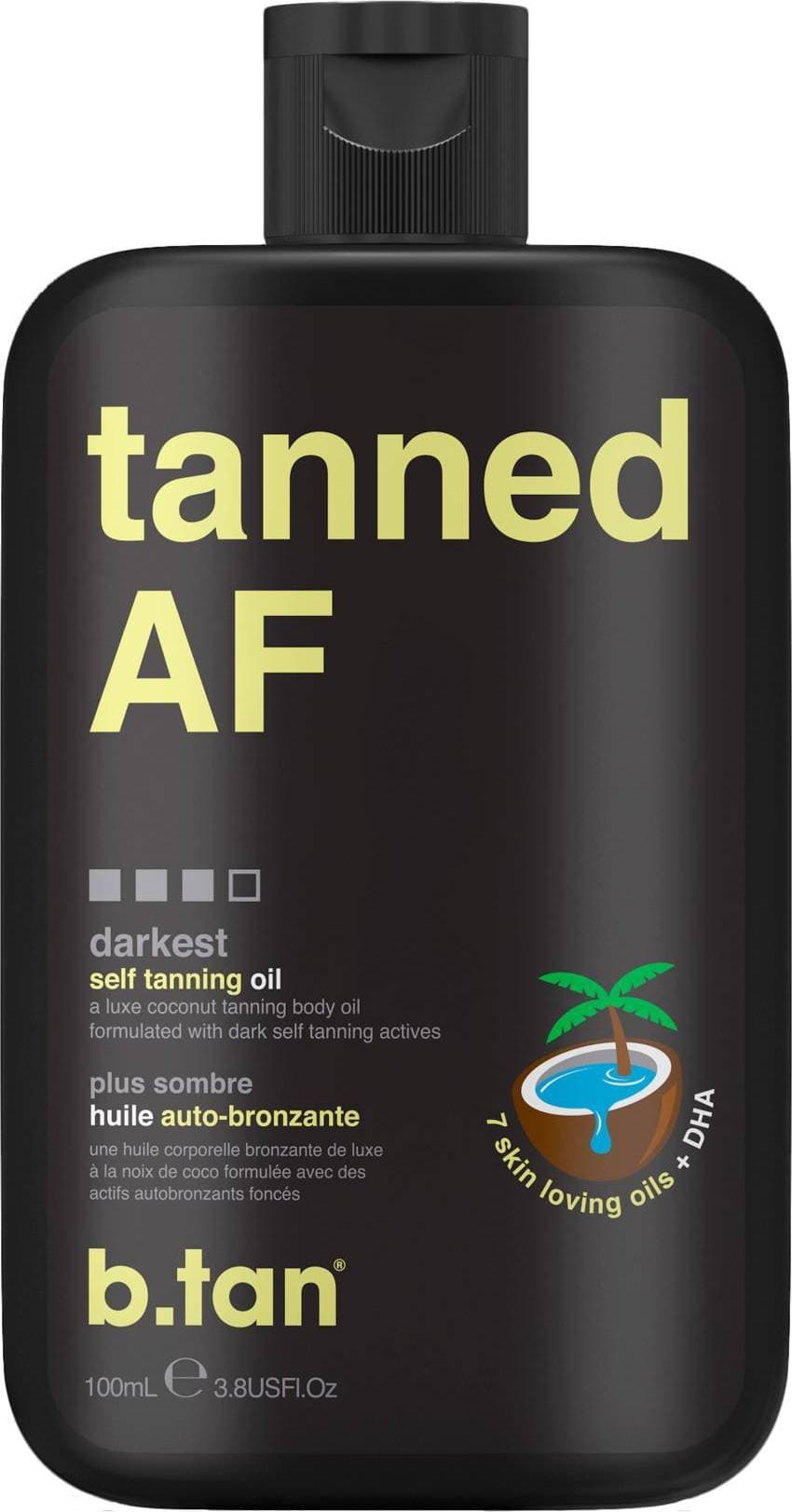 b.tan Tanned AF Intensifier Deep Tanning Dry Spray Oil 236ml